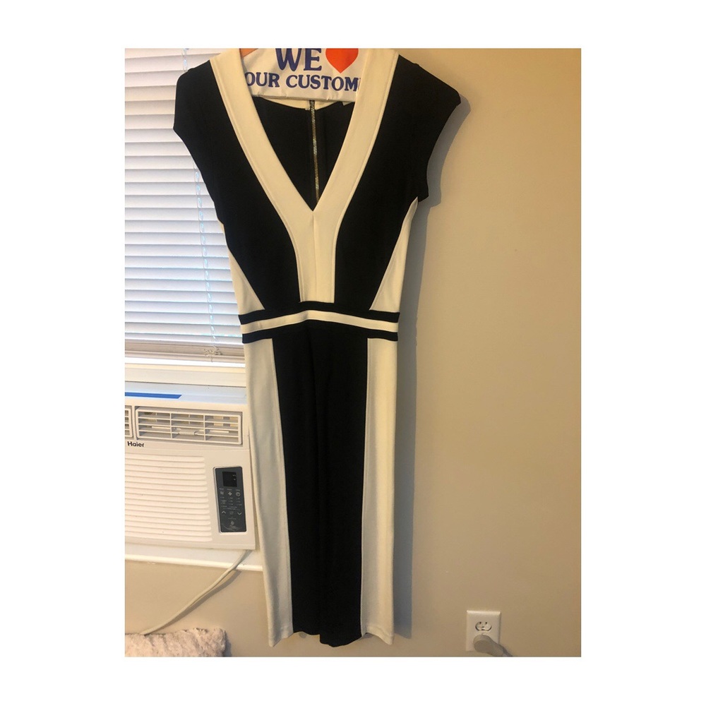 Black and White Dress